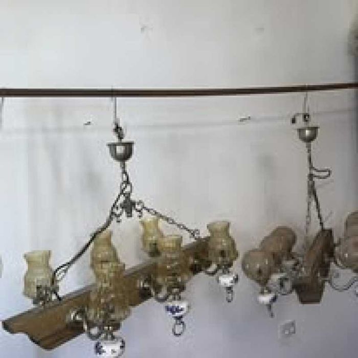 Candelabru decor terasa/filigorie/cabana