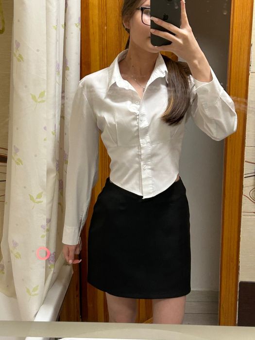 школьная  белая   блузка