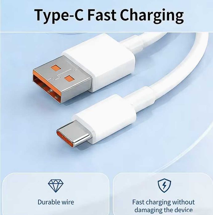 Cablu USB la USB type C 10 A 100 W  Super Fast Charging