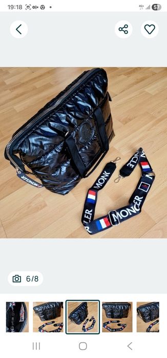 Geanta damă Moncler,curea detasabila umăr, import Italia