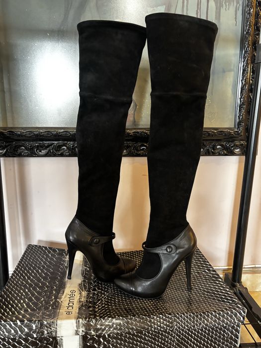 Чизми естествена кожа