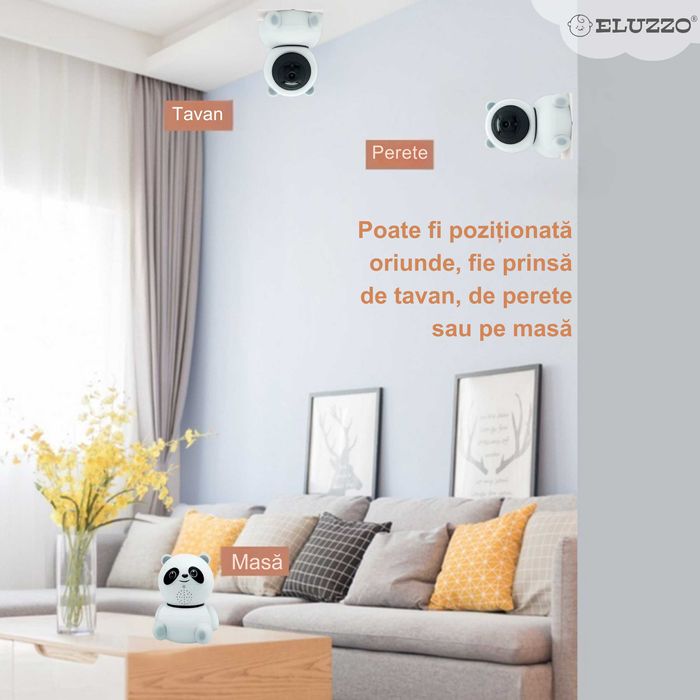 Camera Monitorizare Wireless, Full HD 2MP, NOUA, in cutie.