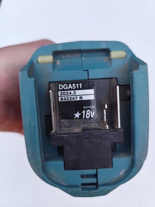 Безчетков акумулаторен ъглошлайф Макита Makita DGA511 регулиране на  обороти