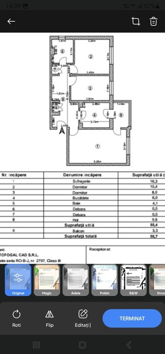 Proprietar vand apartament 3camere decomandat