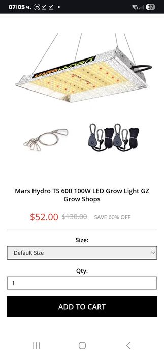!НОВ! Mars hydro LED full spectrum !НАМАЛЕН!