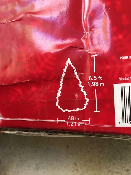 Изкуствена елха 198см на 121см