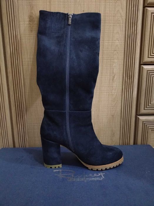 Сапоги зимние велюр