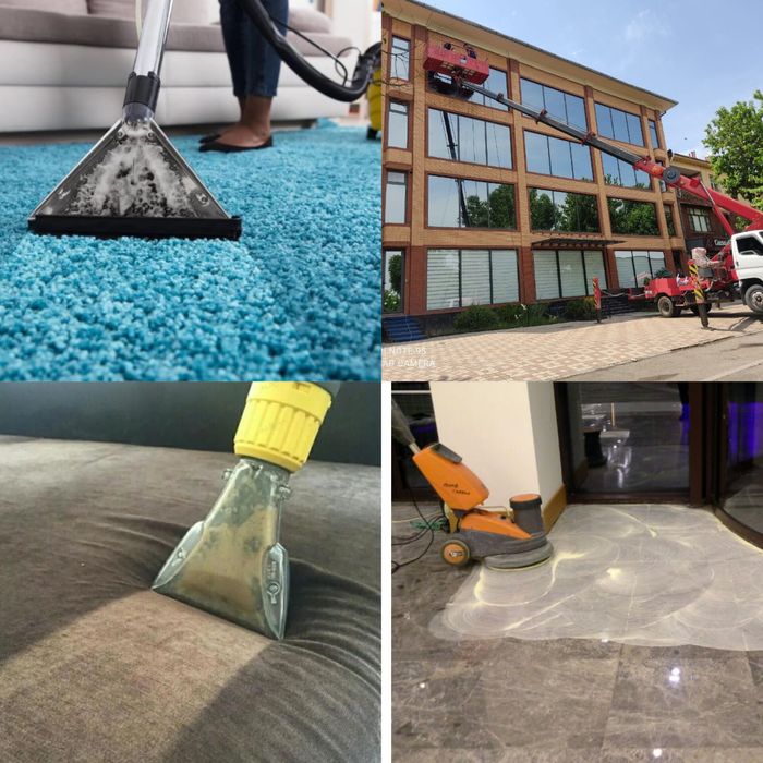 Химчистка мебели ковров. Чистка брусчатки. Мойка фасадов. Уборка домов