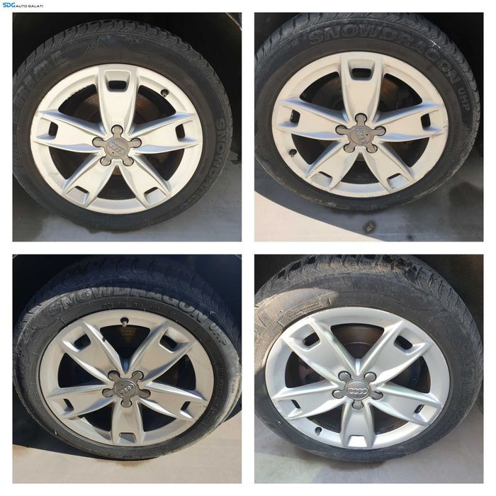 Set 4 Jante Aliaj 225 50 17 R17 5x112 Fara Anvelope Volkswagen Tiguan 2007 - 2015 [K6913]