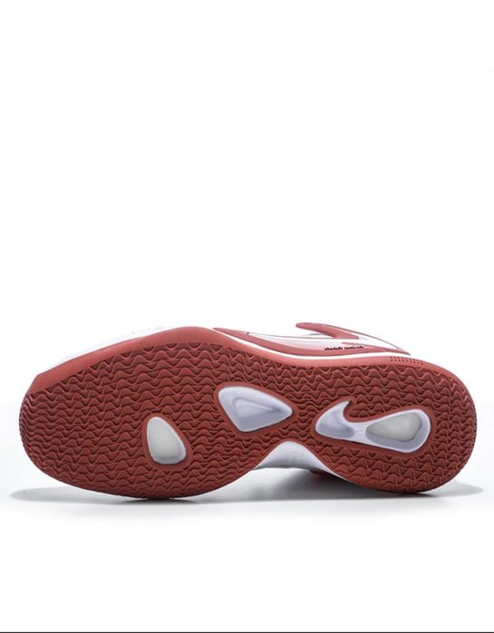 Кроссовки Nike белый - портвейн