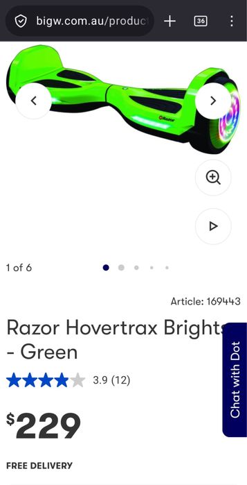 Hoverboard Razor + kit kart FreeWeel