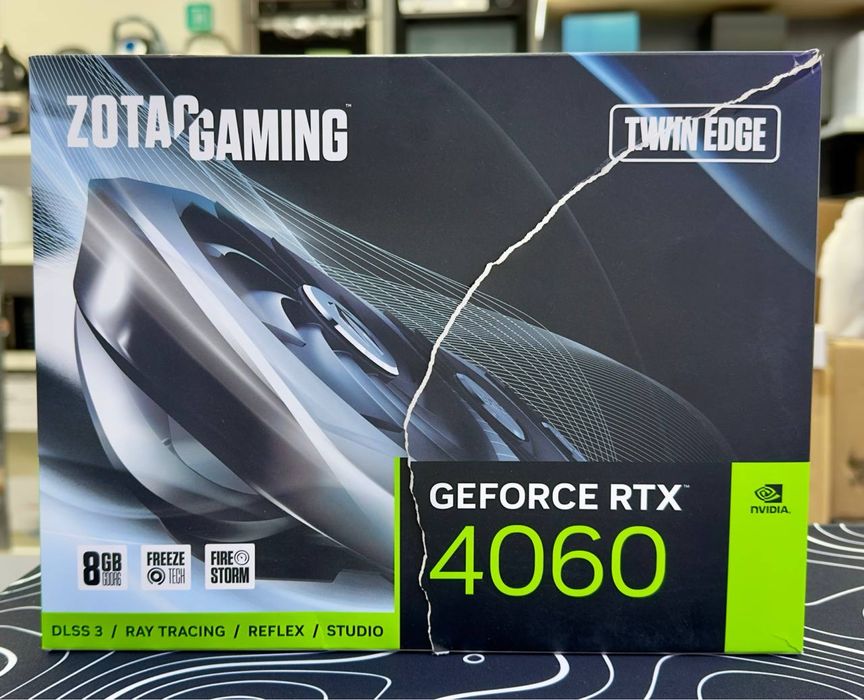 Видеокарта ZOTAC RTX4060 8GB TWIN EDGE