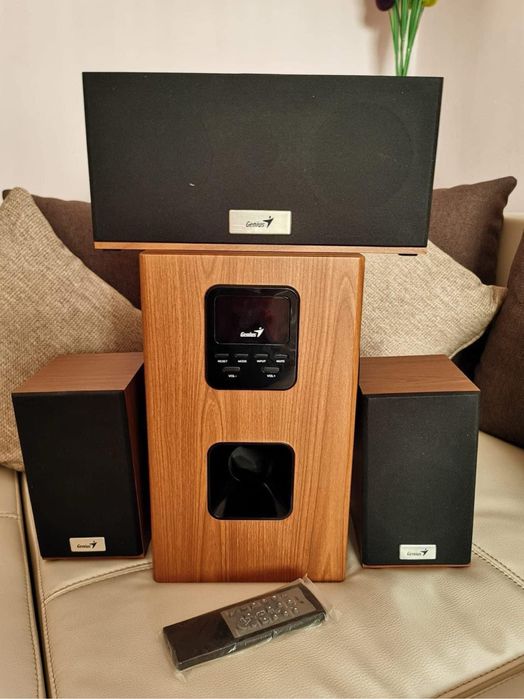 Sistem BOXE / GENIUS / Boxe 5.1 Genius SW-HF5.1 5050V2 Cherry(wood)