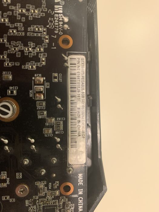 GTX 1660ti 6 gb zotac