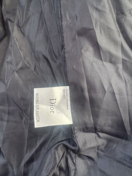 Dior Oblique Down Jacket Navy Blue