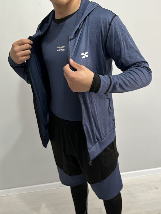 Мужские рашгарды одежда для фитнеса