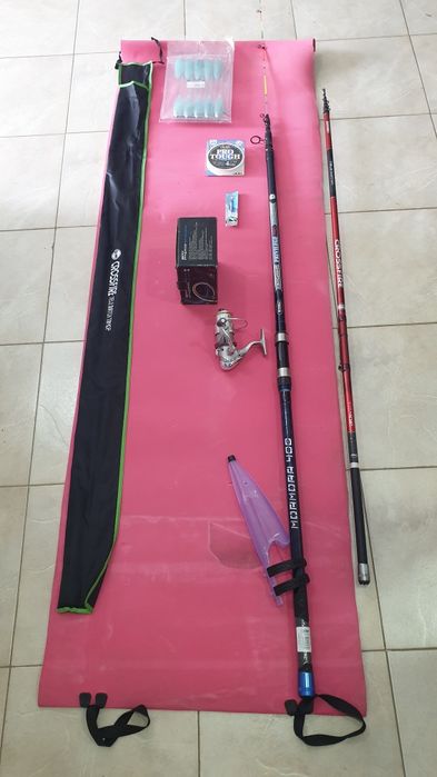 НОВИ!Въдица за Зарган-Telematch 20-80гр.макара,джиг,корда,бомбарда