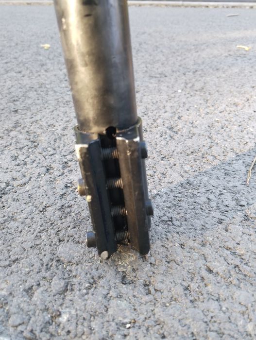 руль для самоката с зажимом