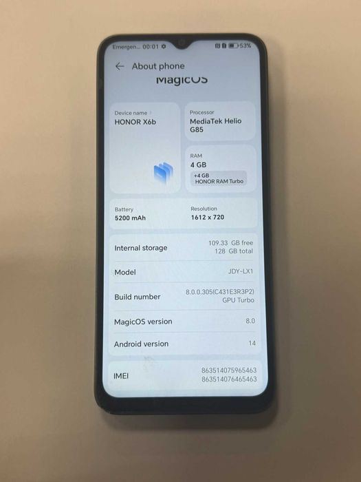 *** Много Запазен *** Honor X6b