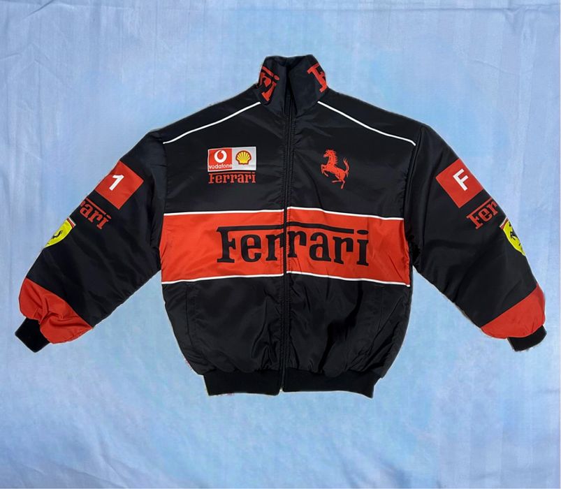 Geaca Ferrari Racing Unisex Formula 1 Bomber Vintage Streetwear