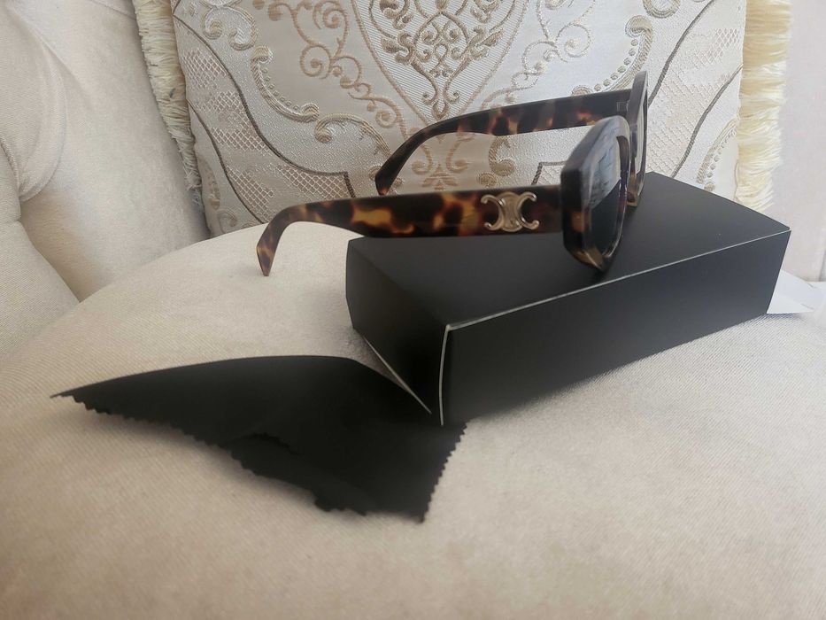 Леопардови слънчеви очила по модел на Celine