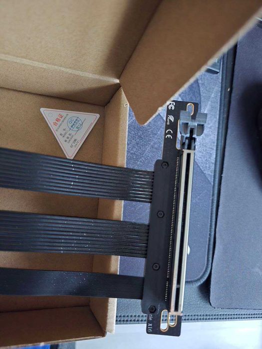 Riser PCIe 5.0 x16, 200mm, JEYI Black