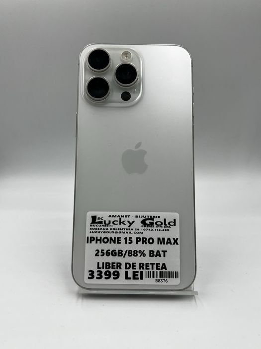 Iphone 15 Pro Max 256Gb 88% Baterie #50376