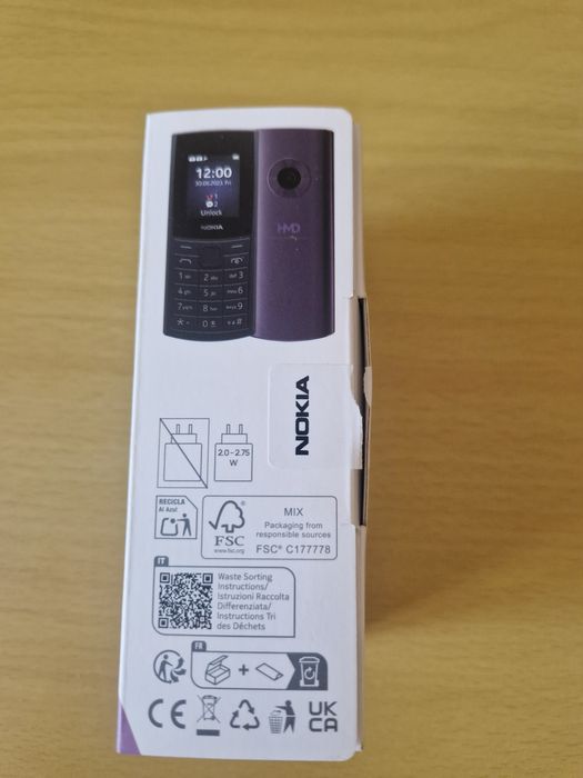 Telefon Nou Nokia 110 4G TA - 1661 DS (DUAL SIM ).Culoare Midnight Blue.