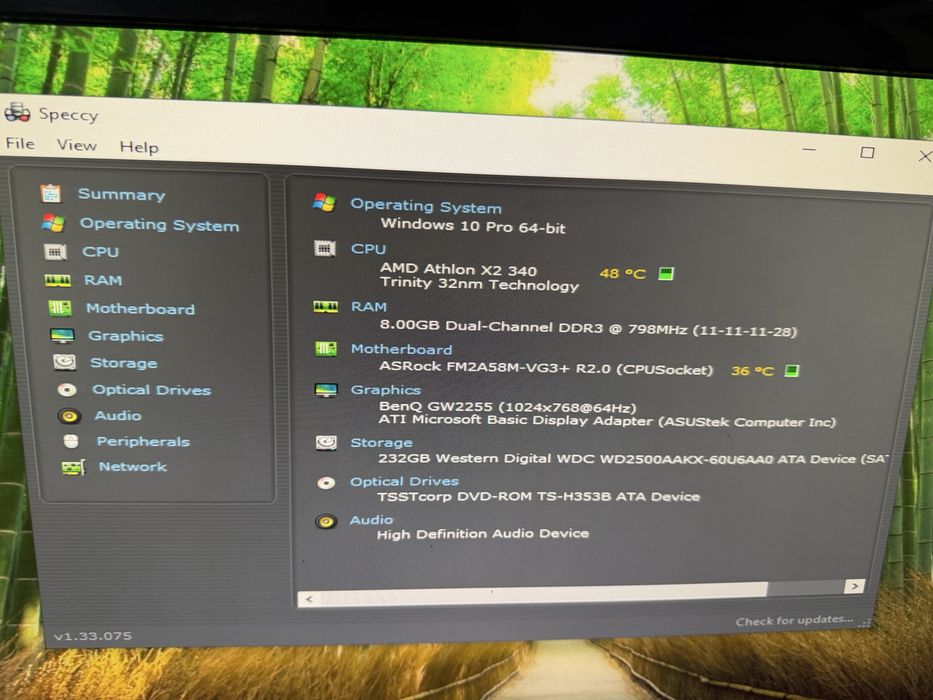 Pc/Calculator Amd X2 340, 8 gb , 250 gb hdd