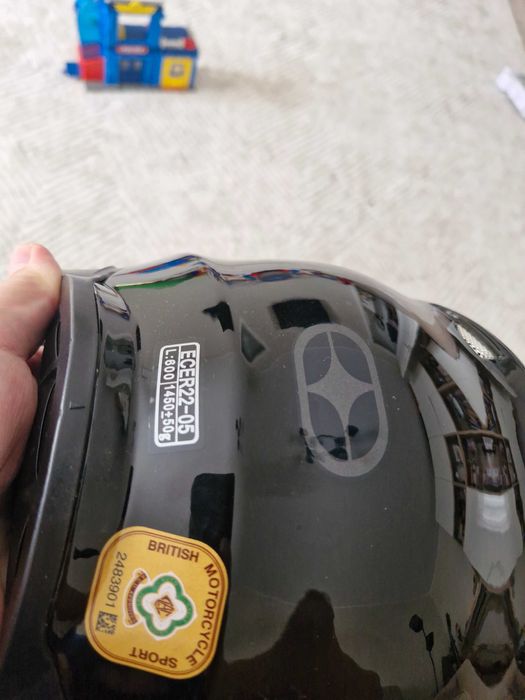 Casca moto/scuter Full face cu viziera, vizieră dublă, protecție UV, L