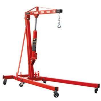 Кран за двигатели, тип Жираф, 2 т, Сгъваем, Професионален