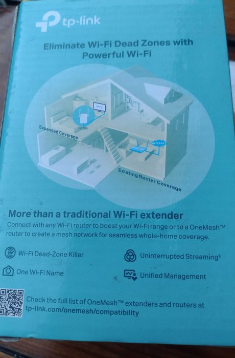 WiFi усилвател TP-LINK модел AC750 dual band 433mhz на 5Ghz  300mhz 2,4