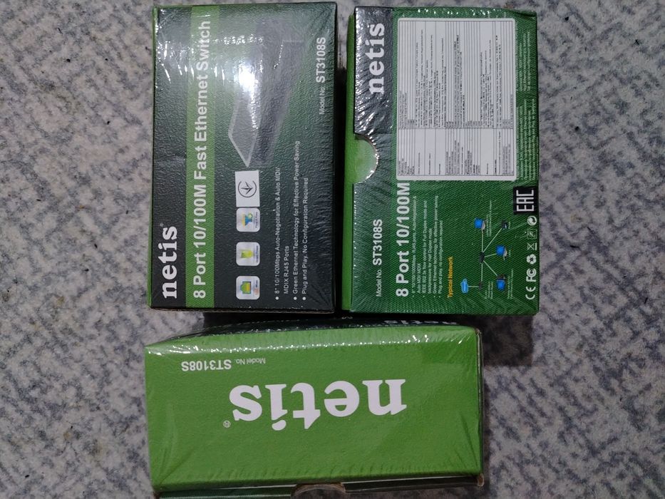 Свитч Netis 10/100 M, 8 портов