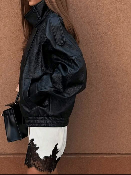 Дамско кожено яке