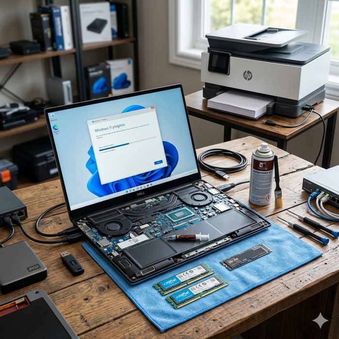 Service PC/Laptop la Domiciliu: Windows, Upgrade & Curățare