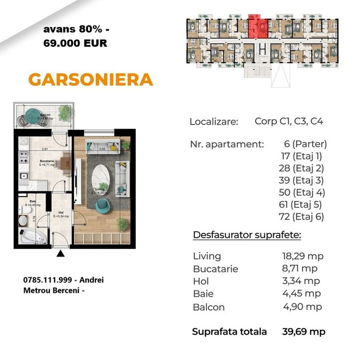Apartment in Bucuresti - More