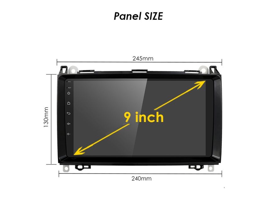 Navigatie Android 8gb Ram  Mercedes Sprinter,Vito,B200,W209,W245,W639