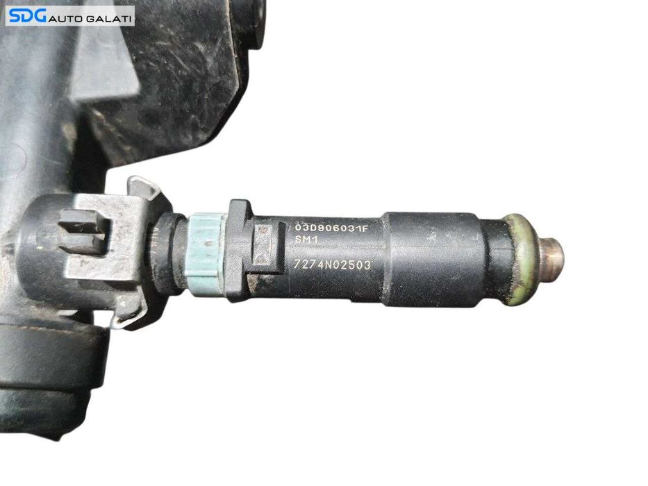 Rampa Injectoare Skoda Fabia 1 1.2 B 2000 - 2008 Cod 03D133329B 03D133319J 03D906031F [N3351]