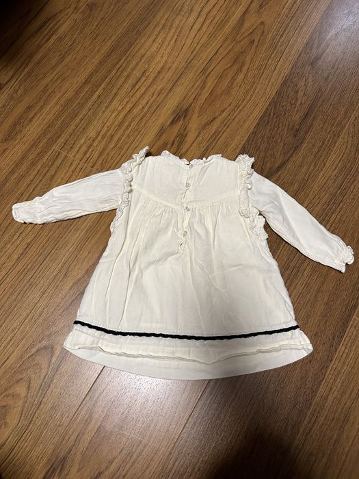 Rochie Zara fetite marimea 80 (9-12 luni) cu broderie