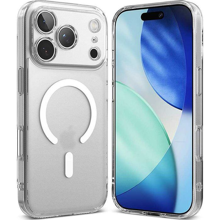 Husa gel MagSafe + Folie APPLE iPhone 16 Pro Max 15 Plus 16e 17 Air