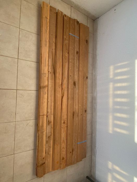 червена  Ондулин Стандарт+ дерев. доски