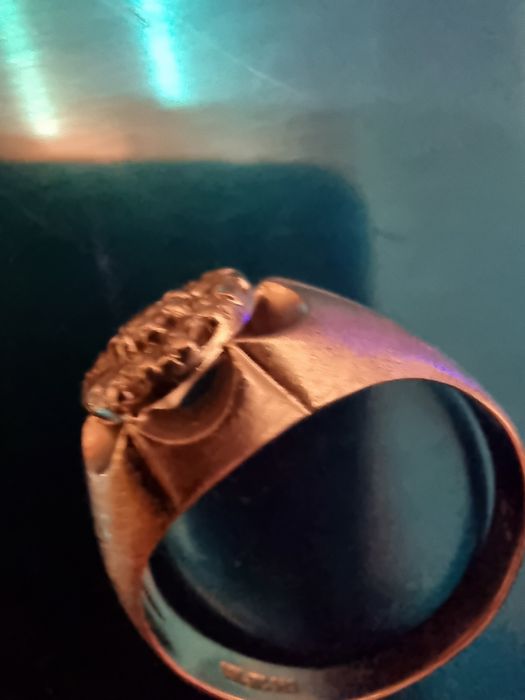 Бяло злато 14 к с диаманти 0,66 к