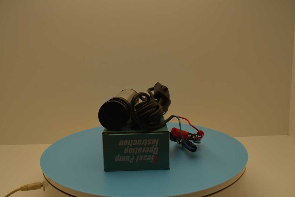Mini pompă transfer de motorină diesel șisau ulei de motor 12Vcc 60W 15 L pe minut  Pompa electrica 12V liquidă  12V motorină  ulei motor  apă curată