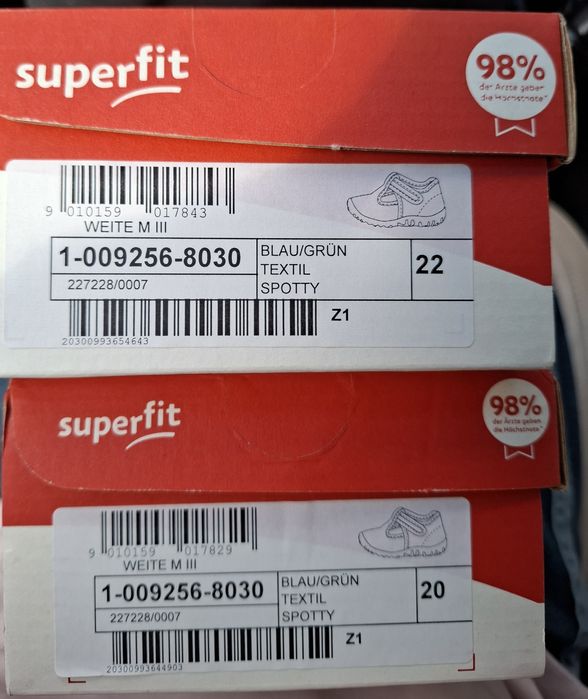 Пантофи Superfit нови!