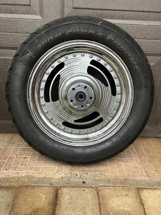 Furca completa fata, roata, roata spate Harley WG, Softail