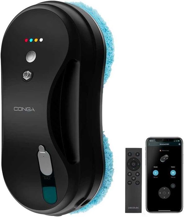 Cecotec Conga WinDroid 880 робот за автоматично почистване на прозорци, 0.5 l