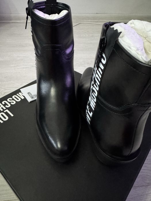 Botine western Love Moschino, marimea 36