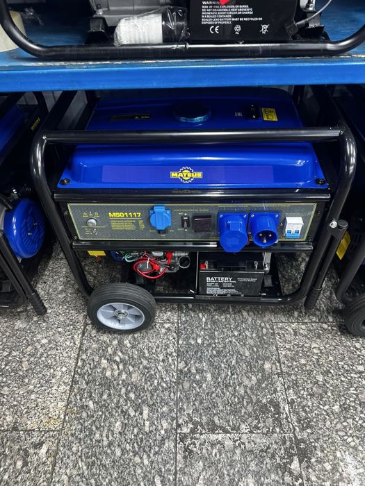 Генератор бензиновый Mateus MS01117 (G8000E+ATS) 6,5kW  Доставка беспл