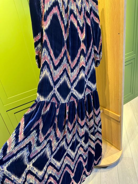 Платье из помбархата.