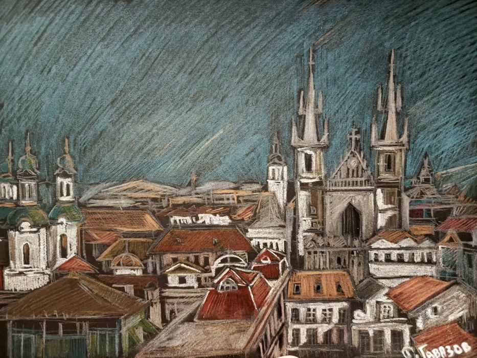 Картини А4 смесена техника